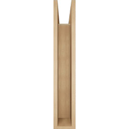 Ekena Millwork - BKTUR0554X32X32BOA05RCPR - Timberthane Faux Wood Balboa Style Bracket w/ Offset Brace, Block Ends, 5 1/2"W x 32"D x 32"H, Primed Tan