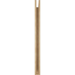 Ekena Millwork - BKTUR035X36X48BOA06RCPR - Timberthane Faux Wood Balboa Style Bracket, Slat Ends, 3 1/2"W x 36"D x 48"H, Primed Tan