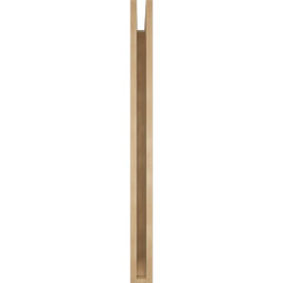 Ekena Millwork - BKTUR035X40X44BOA06RCPR - Timberthane Faux Wood Balboa Style Bracket, Slat Ends, 3 1/2"W x 40"D x 44"H, Primed Tan