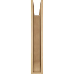 Ekena Millwork - BKTUR055X30X34BOA06RCPR - Timberthane Faux Wood Balboa Style Bracket, Slat Ends, 5 1/2"W x 30"D x 34"H, Primed Tan