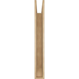 Ekena Millwork - BKTUR055X36X44BOA06RCPR - Timberthane Faux Wood Balboa Style Bracket, Slat Ends, 5 1/2"W x 36"D x 44"H, Primed Tan