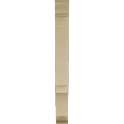 Ekena Millwork - BKTUR035X22X34BOA01RCPR - Timberthane Faux Wood Balboa Style Bracket, Traditional Ends, 3 1/2"W x 22"D x 34"H, Primed Tan