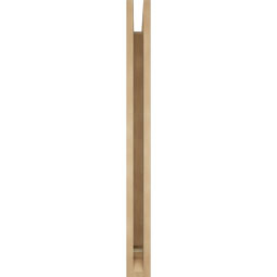 Ekena Millwork - BKTUR035X32X40BOA01RCPR - Timberthane Faux Wood Balboa Style Bracket, Traditional Ends, 3 1/2"W x 32"D x 40"H, Primed Tan
