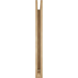 Ekena Millwork - BKTUR035X34X38BOA01RCPR - Timberthane Faux Wood Balboa Style Bracket, Traditional Ends, 3 1/2"W x 34"D x 38"H, Primed Tan