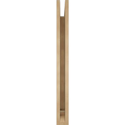Ekena Millwork - BKTUR035X36X36BOA01RCPR - Timberthane Faux Wood Balboa Style Bracket, Traditional Ends, 3 1/2"W x 36"D x 36"H, Primed Tan