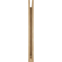 Ekena Millwork - BKTUR035X36X40BOA01RCPR - Timberthane Faux Wood Balboa Style Bracket, Traditional Ends, 3 1/2"W x 36"D x 40"H, Primed Tan