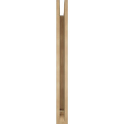 Ekena Millwork - BKTUR035X38X38BOA01RCPR - Timberthane Faux Wood Balboa Style Bracket, Traditional Ends, 3 1/2"W x 38"D x 38"H, Primed Tan