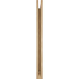 Ekena Millwork - BKTUR035X40X44BOA01RCPR - Timberthane Faux Wood Balboa Style Bracket, Traditional Ends, 3 1/2"W x 40"D x 44"H, Primed Tan