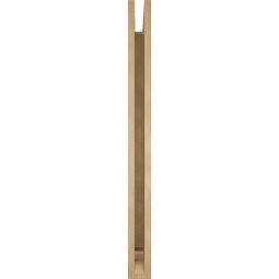 Ekena Millwork - BKTUR035X42X42BOA01RCPR - Timberthane Faux Wood Balboa Style Bracket, Traditional Ends, 3 1/2"W x 42"D x 42"H, Primed Tan