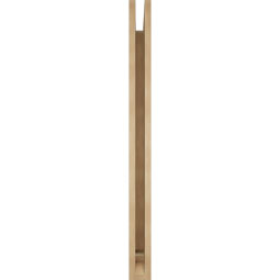 Ekena Millwork - BKTUR035X44X44BOA01RCPR - Timberthane Faux Wood Balboa Style Bracket, Traditional Ends, 3 1/2"W x 44"D x 44"H, Primed Tan