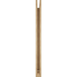 Ekena Millwork - BKTUR035X48X48BOA01RCPR - Timberthane Faux Wood Balboa Style Bracket, Traditional Ends, 3 1/2"W x 48"D x 48"H, Primed Tan