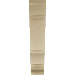Ekena Millwork - BKTUR055X24X28BOA01RCPR - Timberthane Faux Wood Balboa Style Bracket, Traditional Ends, 5 1/2"W x 24"D x 28"H, Primed Tan