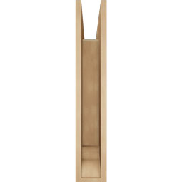 Ekena Millwork - BKTUR055X28X32BOA01RCPR - Timberthane Faux Wood Balboa Style Bracket, Traditional Ends, 5 1/2"W x 28"D x 32"H, Primed Tan