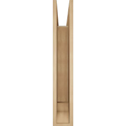 Ekena Millwork - BKTUR055X30X34BOA01RCPR - Timberthane Faux Wood Balboa Style Bracket, Traditional Ends, 5 1/2"W x 30"D x 34"H, Primed Tan