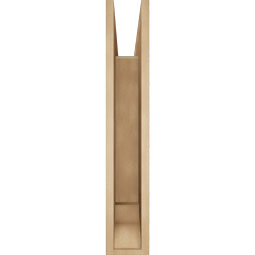 Ekena Millwork - BKTUR055X32X32BOA01RCPR - Timberthane Faux Wood Balboa Style Bracket, Traditional Ends, 5 1/2"W x 32"D x 32"H, Primed Tan