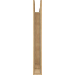 Ekena Millwork - BKTUR055X32X44BOA01RCPR - Timberthane Faux Wood Balboa Style Bracket, Traditional Ends, 5 1/2"W x 32"D x 44"H, Primed Tan
