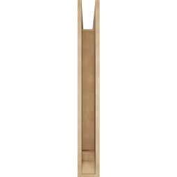 Ekena Millwork - BKTUR055X38X44BOA01RCPR - Timberthane Faux Wood Balboa Style Bracket, Traditional Ends, 5 1/2"W x 38"D x 44"H, Primed Tan