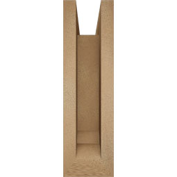 Ekena Millwork - BKTUROBOA00 - Timberthane Rough Cedar Faux Wood Balboa Traditional Bracket w/ Offset Brace