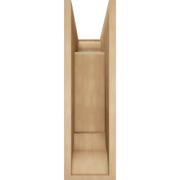 Ekena Millwork - BKTUR0756X18X26BOA01RCPR - Timberthane Faux Wood Balboa Style Bracket w/ Offset Brace, Traditional Ends, 7 1/2"W x 18"D x 26"H, Primed Tan