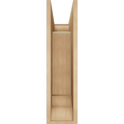 Ekena Millwork - BKTUR0756X18X30BOA01RCPR - Timberthane Faux Wood Balboa Style Bracket w/ Offset Brace, Traditional Ends, 7 1/2"W x 18"D x 30"H, Primed Tan