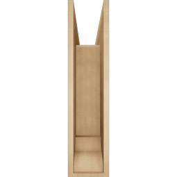 Ekena Millwork - BKTUR0756X32X32BOA01RCPR - Timberthane Faux Wood Balboa Style Bracket w/ Offset Brace, Traditional Ends, 7 1/2"W x 32"D x 32"H, Primed Tan