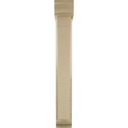 Ekena Millwork - BKTUR0352X18X26THR01RCPR - Timberthane Faux Wood Thorton Style Bracket w/ Offset Brace, Traditional Ends, 3 1/2"W x 18"D x 26"H, Primed Tan