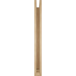 Ekena Millwork - BKTUR0352X36X36THR01RCPR - Timberthane Faux Wood Thorton Style Bracket w/ Offset Brace, Traditional Ends, 3 1/2"W x 36"D x 36"H, Primed Tan