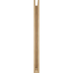 Ekena Millwork - BKTUR0352X36X44THR01RCPR - Timberthane Faux Wood Thorton Style Bracket w/ Offset Brace, Traditional Ends, 3 1/2"W x 36"D x 44"H, Primed Tan