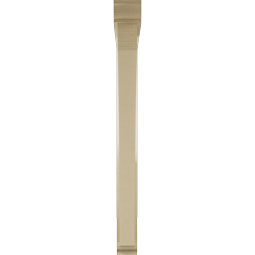 Ekena Millwork - BKTUR0352X38X38THR01RCPR - Timberthane Faux Wood Thorton Style Bracket w/ Offset Brace, Traditional Ends, 3 1/2"W x 38"D x 38"H, Primed Tan
