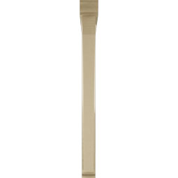 Ekena Millwork - BKTUR0352X40X40THR01RCPR - Timberthane Faux Wood Thorton Style Bracket w/ Offset Brace, Traditional Ends, 3 1/2"W x 40"D x 40"H, Primed Tan
