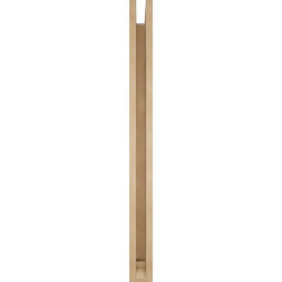 Ekena Millwork - BKTUR0352X42X42THR01RCPR - Timberthane Faux Wood Thorton Style Bracket w/ Offset Brace, Traditional Ends, 3 1/2"W x 42"D x 42"H, Primed Tan