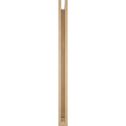 Ekena Millwork - BKTUR0352X48X48THR01RCPR - Timberthane Faux Wood Thorton Style Bracket w/ Offset Brace, Traditional Ends, 3 1/2"W x 48"D x 48"H, Primed Tan