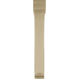 Ekena Millwork - BKTUR0554X36X40THR01RCPR - Timberthane Faux Wood Thorton Style Bracket w/ Offset Brace, Traditional Ends, 5 1/2"W x 36"D x 40"H, Primed Tan