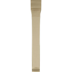 Ekena Millwork - BKTUR0554X44X44THR01RCPR - Timberthane Faux Wood Thorton Style Bracket w/ Offset Brace, Traditional Ends, 5 1/2"W x 44"D x 44"H, Primed Tan