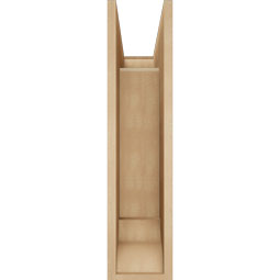 Ekena Millwork - BKTUR0756X20X32THR01RCPR - Timberthane Faux Wood Thorton Style Bracket w/ Offset Brace, Traditional Ends, 7 1/2"W x 20"D x 32"H, Primed Tan