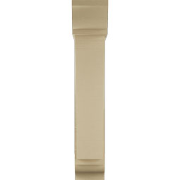 Ekena Millwork - BKTUR0756X30X42THR01RCPR - Timberthane Faux Wood Thorton Style Bracket w/ Offset Brace, Traditional Ends, 7 1/2"W x 30"D x 42"H, Primed Tan