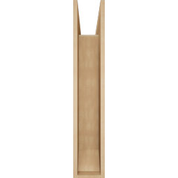 Ekena Millwork - BKTUR0756X30X42THR06RCPR - Timberthane Faux Wood Thorton Style Bracket w/ Offset Brace, Slat Ends, 7 1/2"W x 30"D x 42"H, Primed Tan