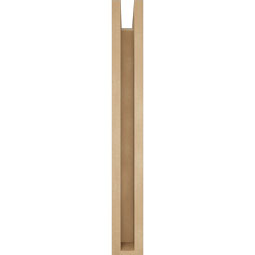 Ekena Millwork - BKTUR0352X16X28THR05RCPR - Timberthane Faux Wood Thorton Style Bracket w/ Offset Brace, Block Ends, 3 1/2"W x 16"D x 28"H, Primed Tan