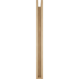 Ekena Millwork - BKTUR0352X34X40THR05RCPR - Timberthane Faux Wood Thorton Style Bracket w/ Offset Brace, Block Ends, 3 1/2"W x 34"D x 40"H, Primed Tan