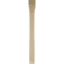 Ekena Millwork - BKTUR0352X38X38THR05RCPR - Timberthane Faux Wood Thorton Style Bracket w/ Offset Brace, Block Ends, 3 1/2"W x 38"D x 38"H, Primed Tan