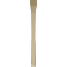 Ekena Millwork - BKTUR0352X42X42THR05RCPR - Timberthane Faux Wood Thorton Style Bracket w/ Offset Brace, Block Ends, 3 1/2"W x 42"D x 42"H, Primed Tan
