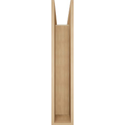 Ekena Millwork - BKTUR0756X34X42THR05RCPR - Timberthane Faux Wood Thorton Style Bracket w/ Offset Brace, Block Ends, 7 1/2"W x 34"D x 42"H, Primed Tan