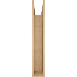 Ekena Millwork - BKTUR0756X38X44THR05RCPR - Timberthane Faux Wood Thorton Style Bracket w/ Offset Brace, Block Ends, 7 1/2"W x 38"D x 44"H, Primed Tan