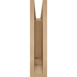 Ekena Millwork - BKTURTHR00 - Timberthane Rough Cedar Faux Wood Thorton Traditional Bracket