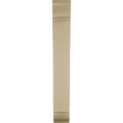 Ekena Millwork - BKTUR035X14X26THR01RCPR - Timberthane Faux Wood Thorton Style Bracket, Traditional Ends, 3 1/2"W x 14"D x 26"H, Primed Tan