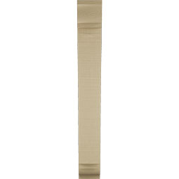 Ekena Millwork - BKTUR035X16X28THR01RCPR - Timberthane Faux Wood Thorton Style Bracket, Traditional Ends, 3 1/2"W x 16"D x 28"H, Primed Tan