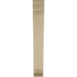 Ekena Millwork - BKTUR035X18X26THR01RCPR - Timberthane Faux Wood Thorton Style Bracket, Traditional Ends, 3 1/2"W x 18"D x 26"H, Primed Tan