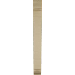 Ekena Millwork - BKTUR035X20X32THR01RCPR - Timberthane Faux Wood Thorton Style Bracket, Traditional Ends, 3 1/2"W x 20"D x 32"H, Primed Tan
