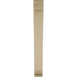 Ekena Millwork - BKTUR035X22X30THR01RCPR - Timberthane Faux Wood Thorton Style Bracket, Traditional Ends, 3 1/2"W x 22"D x 30"H, Primed Tan