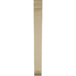 Ekena Millwork - BKTUR035X22X34THR01RCPR - Timberthane Faux Wood Thorton Style Bracket, Traditional Ends, 3 1/2"W x 22"D x 34"H, Primed Tan